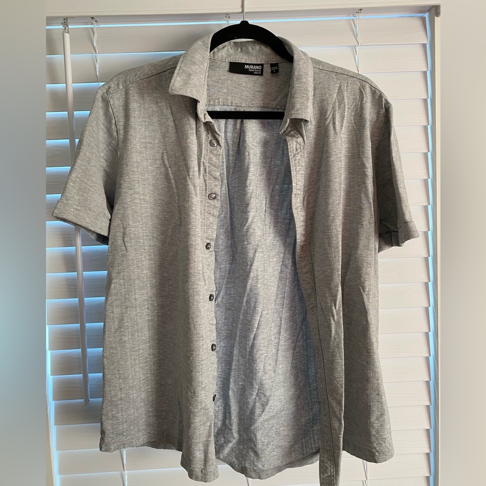 Murano Large Short Sleeve Button Down Shirt